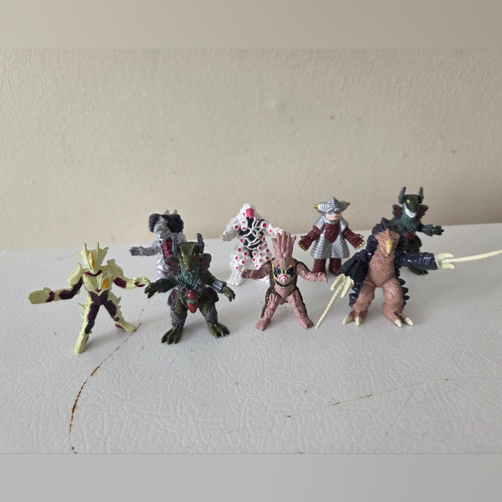 Ultraman Tiga Figure Set Of 8
